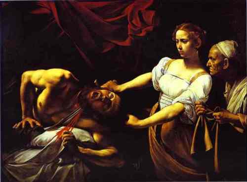 Caravaggio - Judith degola Holofernes