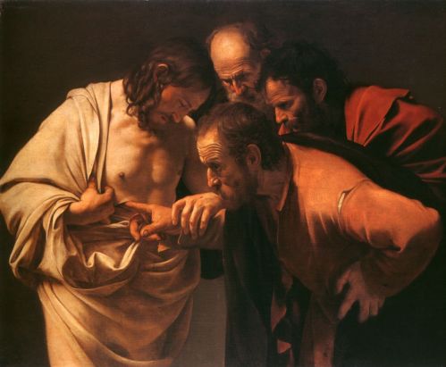 Caravaggio - A incredulidade de Tomé